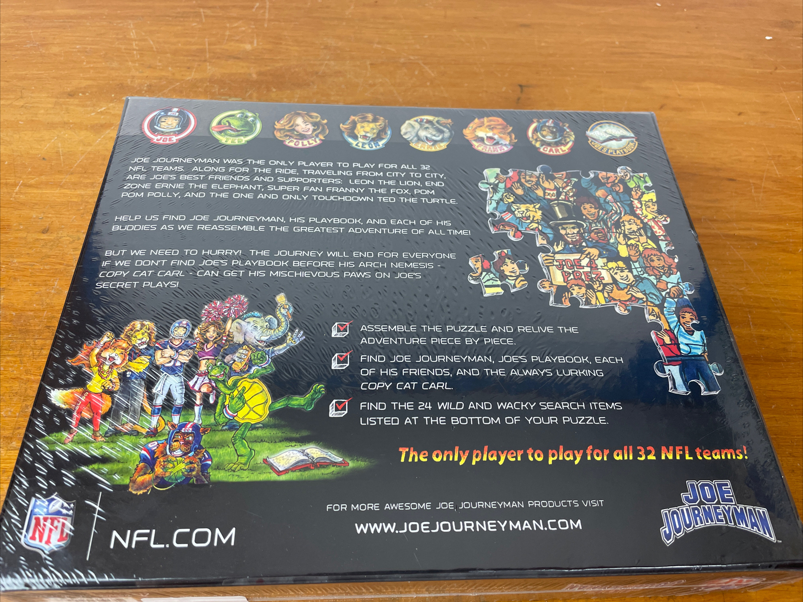 BUFFALO BILLS NFL Search Adventure Puzzle 500 pcs Joe Journeyman-Ages 6+ NEW