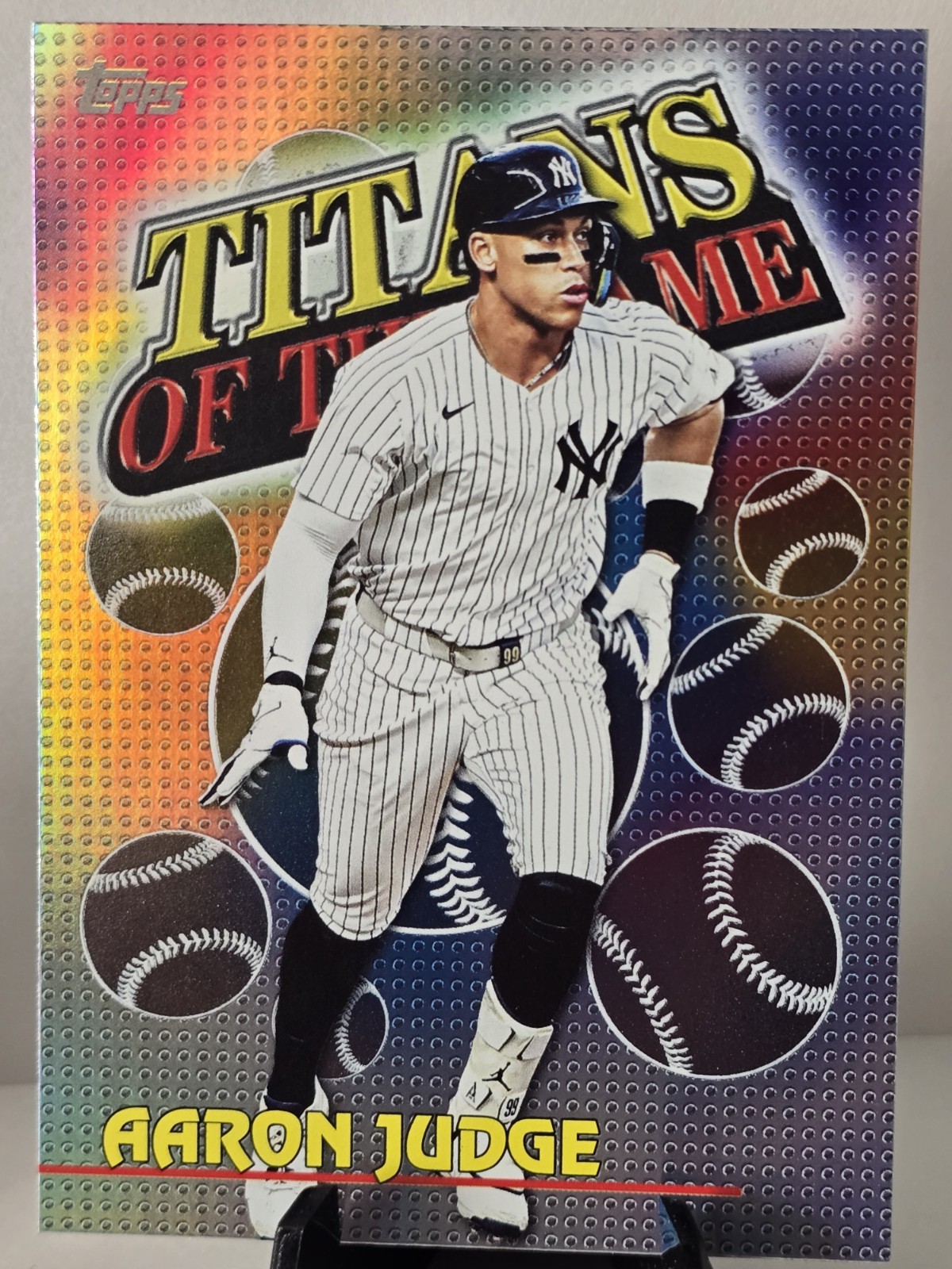 2026 Topps Series One Aaron Judge #TOG-3 Titans Of The Game New York Yankees