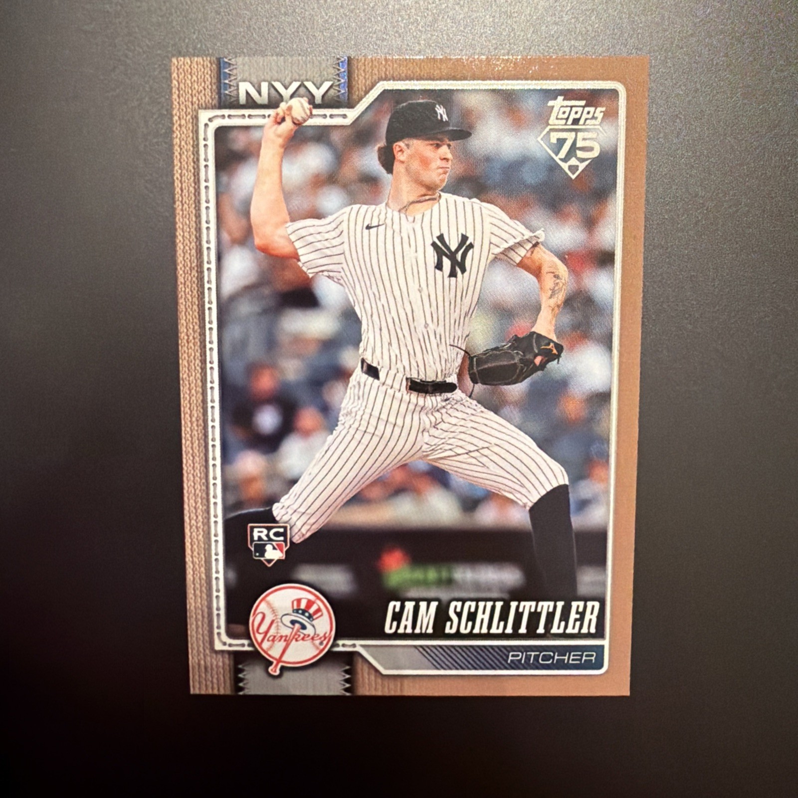 Topps 2026 Series 1 Cam Schlittler #111 Gold /2026 RC New York Yankees