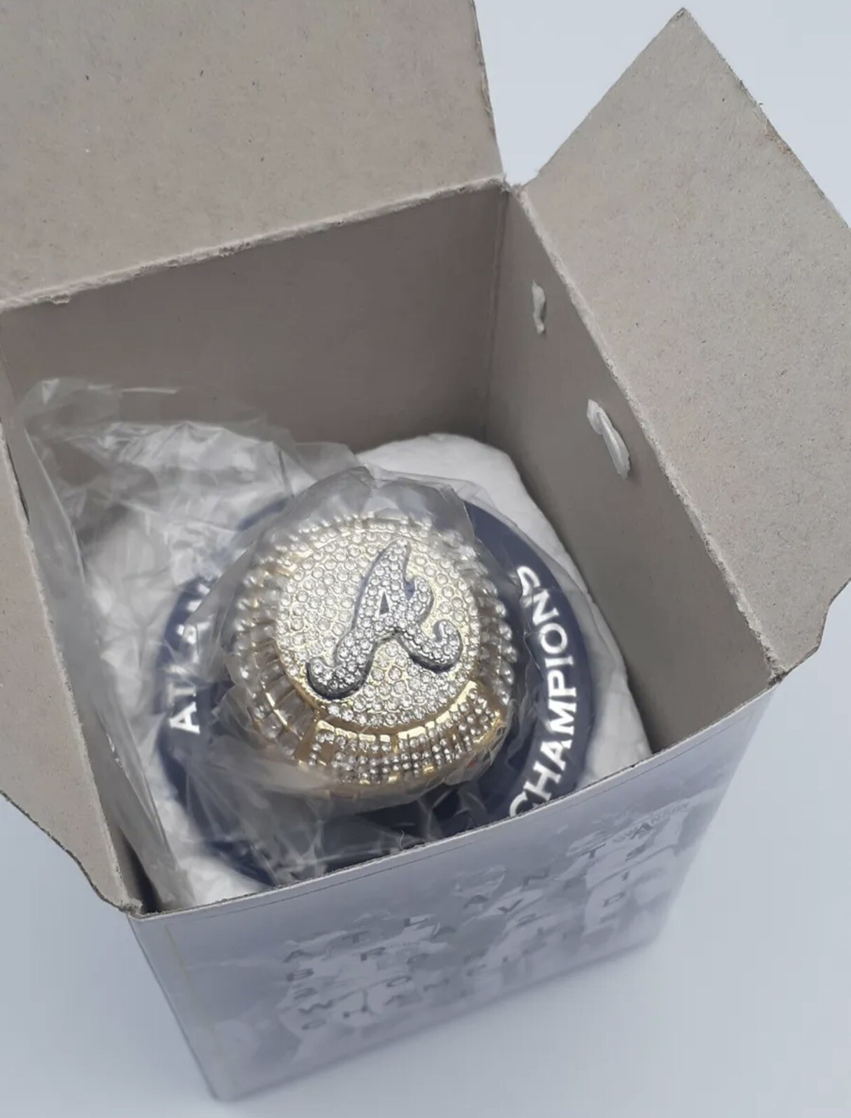 Atlanta Braves 2021 World Series Champions Replica Ring SGA