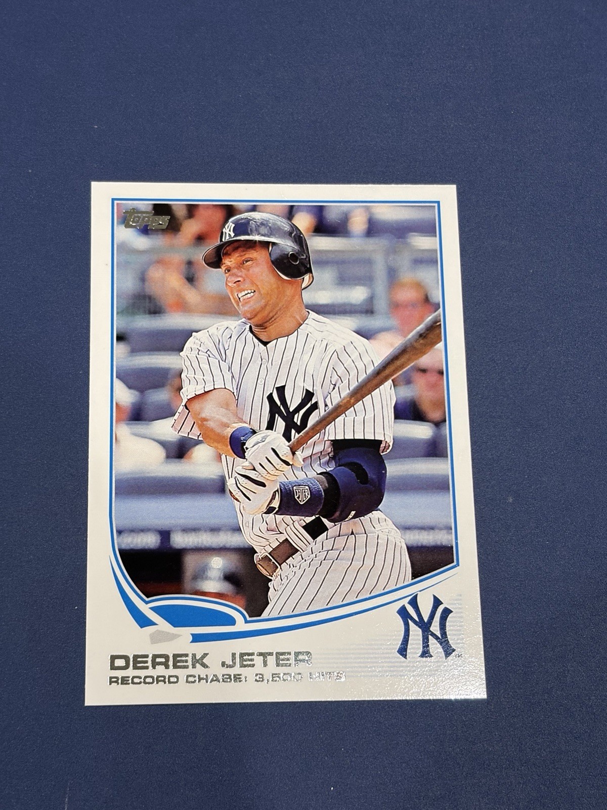 DEREK JETER 2013 TOPPS #373 3,500 HITS Yankees (K)
