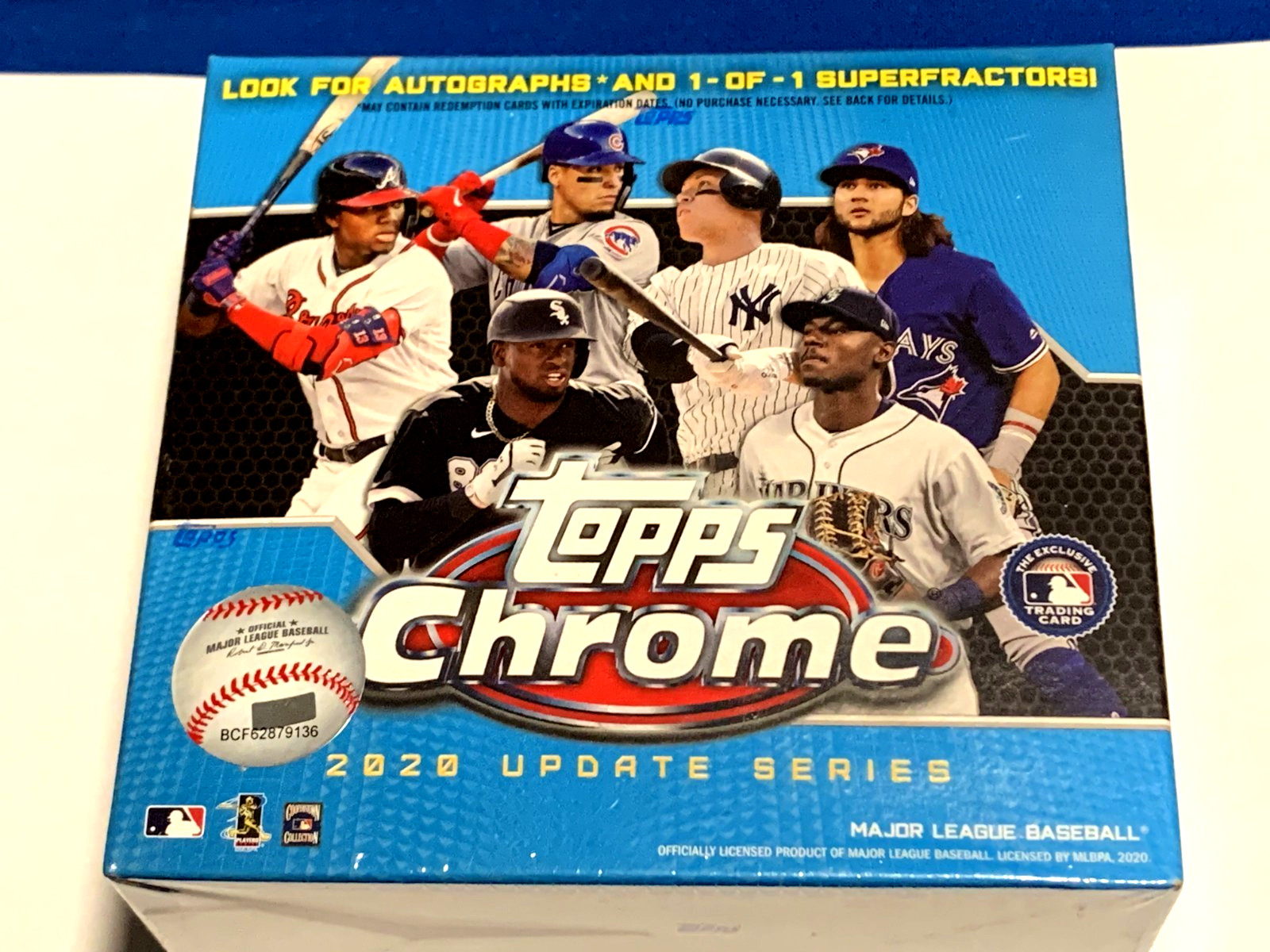 2020 Topps Chrome Update Series MLB Baseball Mega Box, New Factory Sealed Top RC