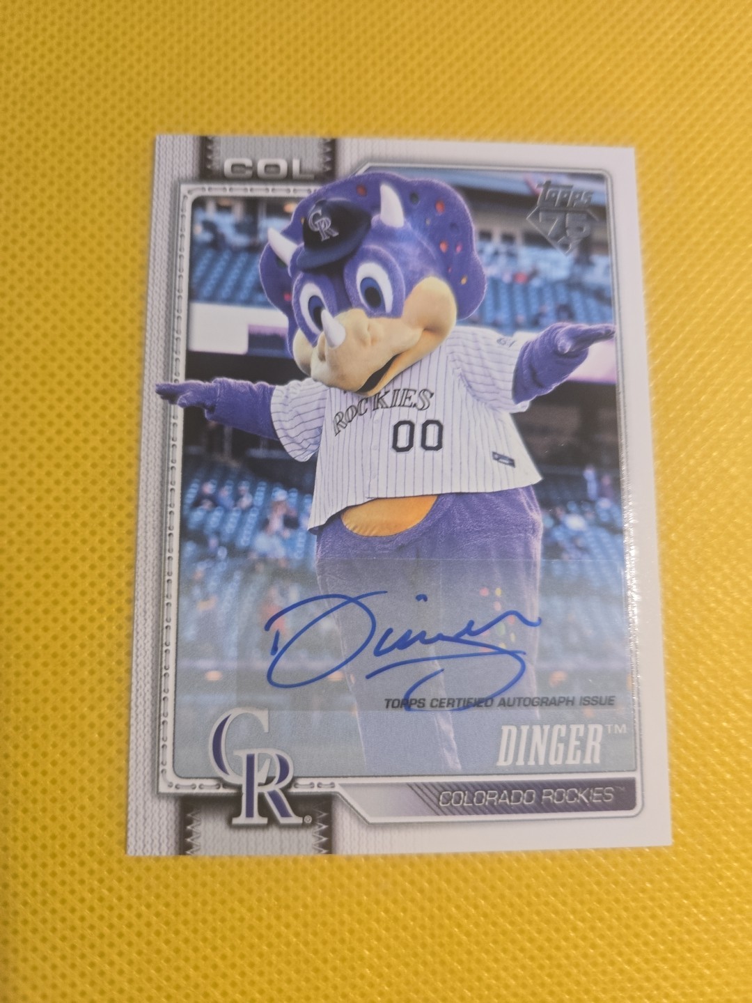 2026 Topps Celebration Series 1 Dinger M-4 Autographed 66/99