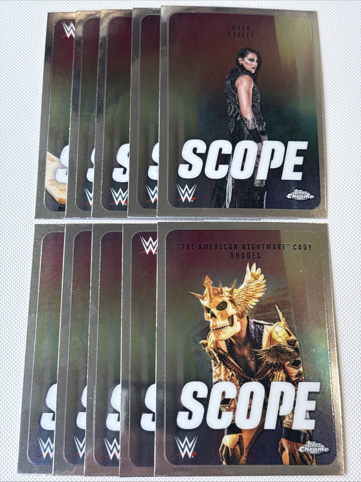 SCOPE 2026 Topps Chrome WWE Wrestling Insert Cards You Pick/Choose! READ*