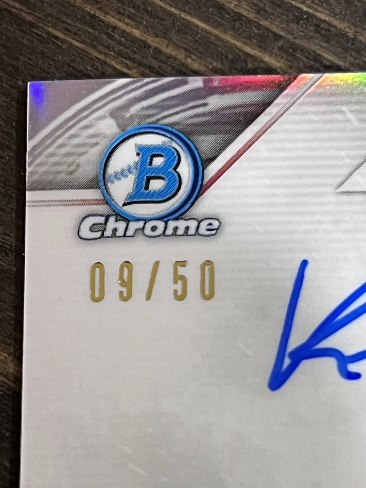 Kevin Maitan 2018 Bowman Chrome Baseball Prime Chrome Signatures /50 #PCS-KM