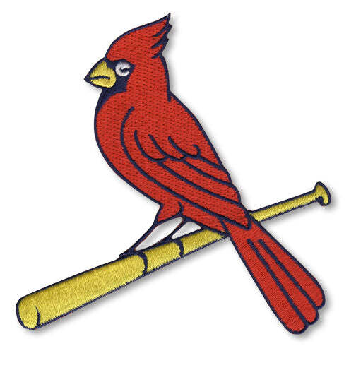 St. Louis Cardinals Alternate Team Logo Cardinal On Bat Patch Jersey MLB Emblem
