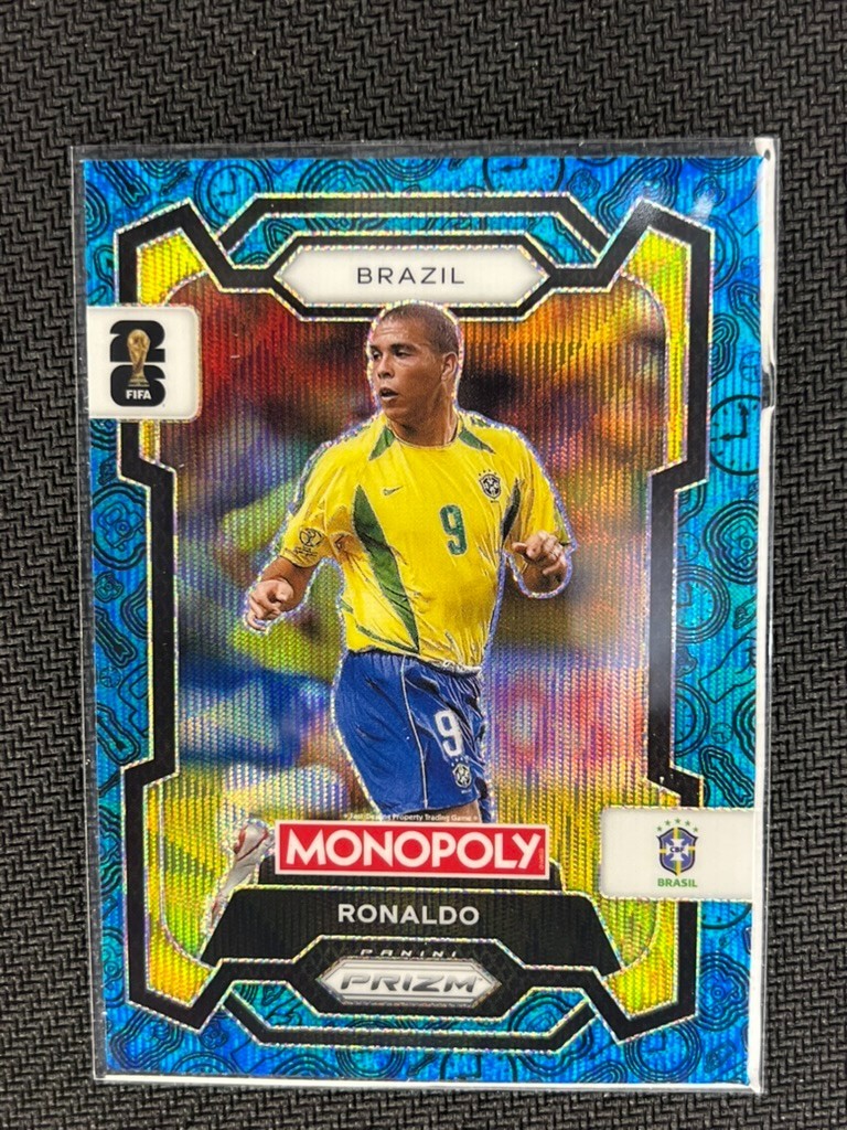 2026 Prizm Monopoly FIFA World Cup BLUE Wave Prizm 4 CORNERS CHOOSE YOUR CARD!