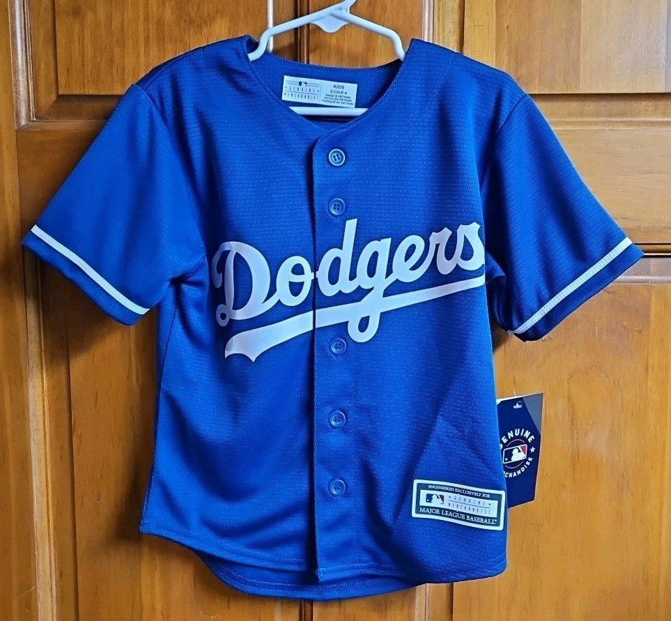 MLB Genuine Merchandise – Youth Mookie Betts LA Dodgers Jersey – Size S / 4