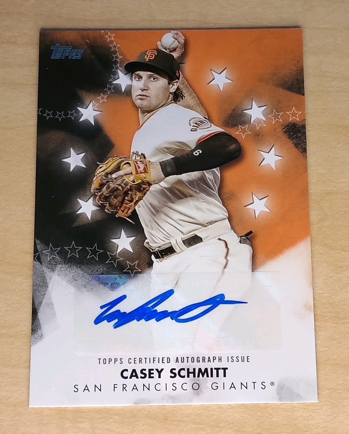 2024 Topps Series 1 Casey Schmitt Baseball Stars Auto #BSA-CS Giants