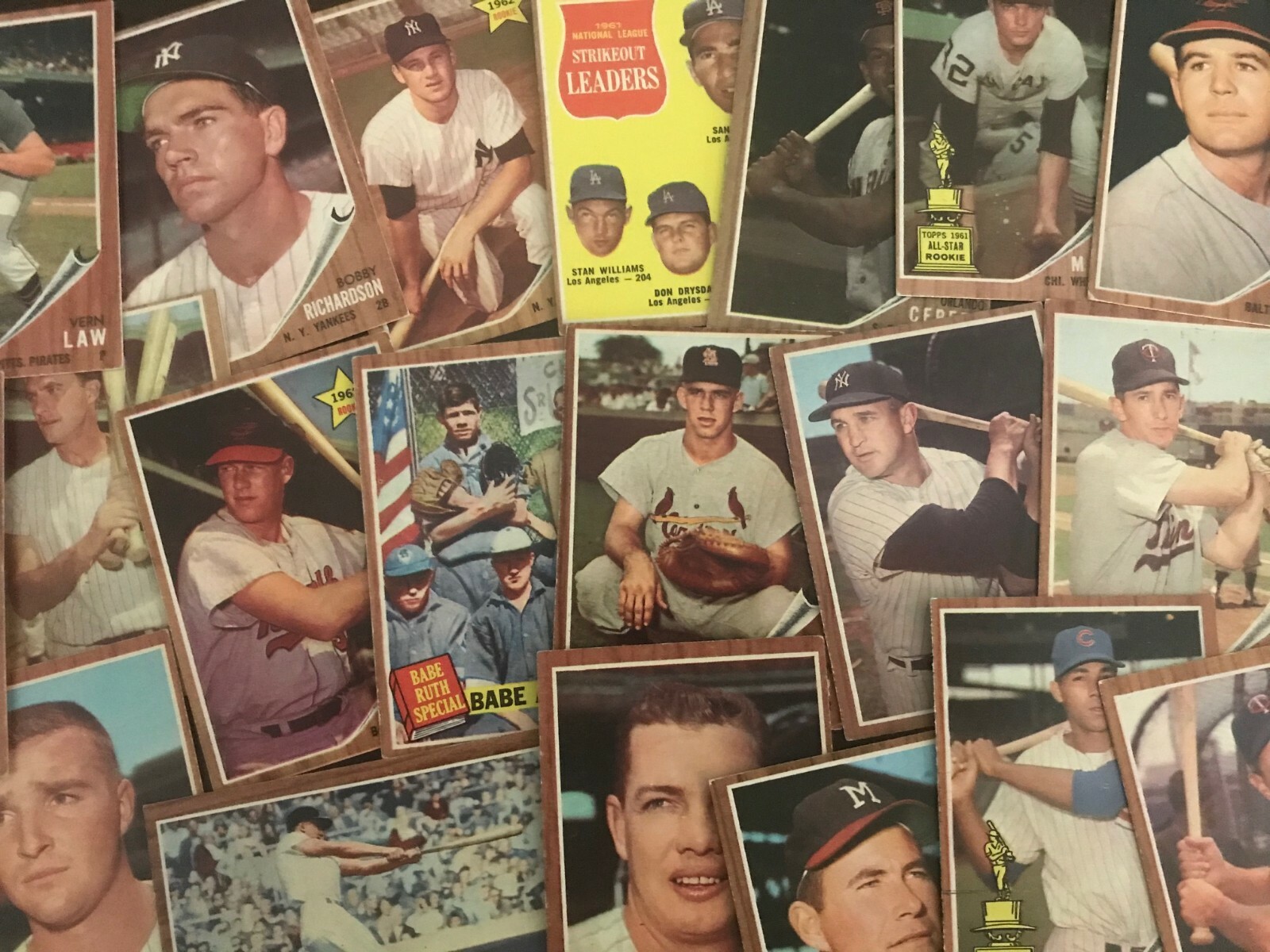 1962 Topps (HIGH #’S/COMMONS, GOOD/EX, #447-#589) NEW LISTING 222