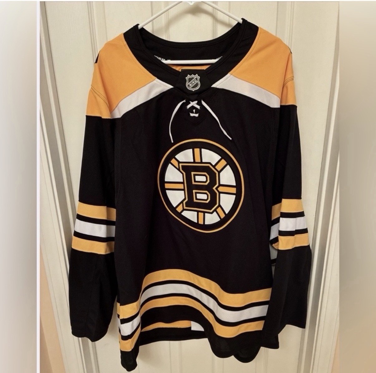NEW Boston Bruins Size 56 NHL Fanatics Premium Jersey
