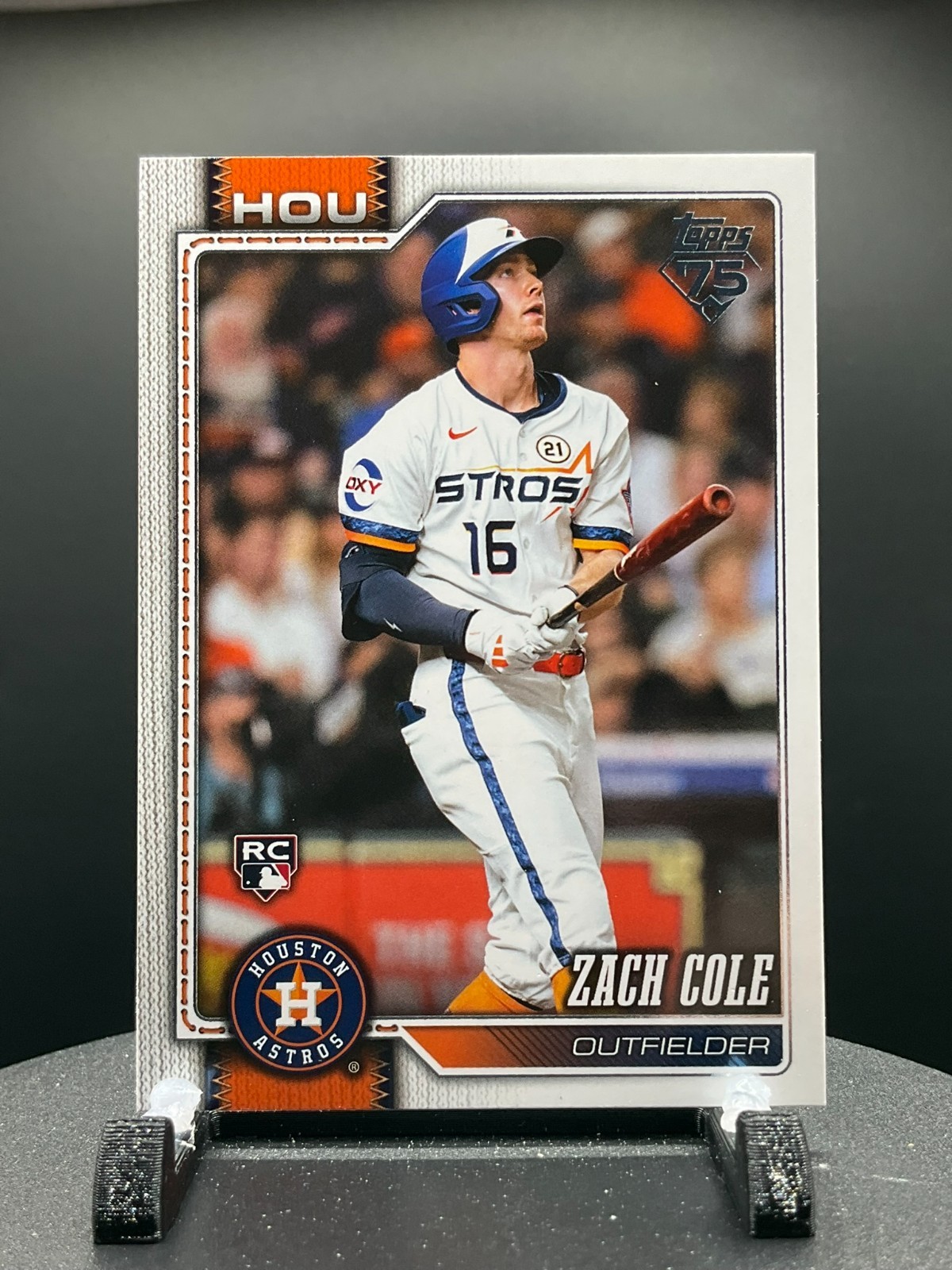 2026 Topps Series 2 Baseball #601 Zach Cole, Houston Astros RC