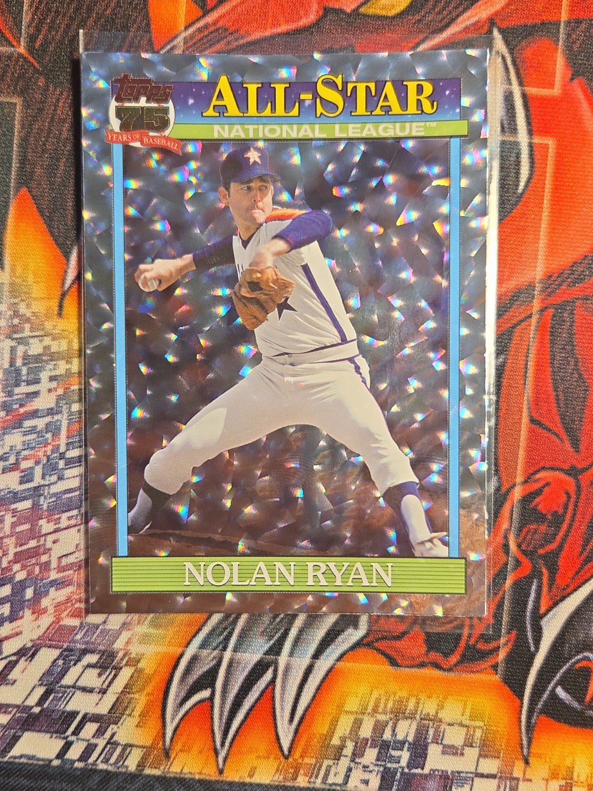2026 Topps Baseball Series 2 Nolan Ryan 1991 Topps All Star Crackleboard Foil