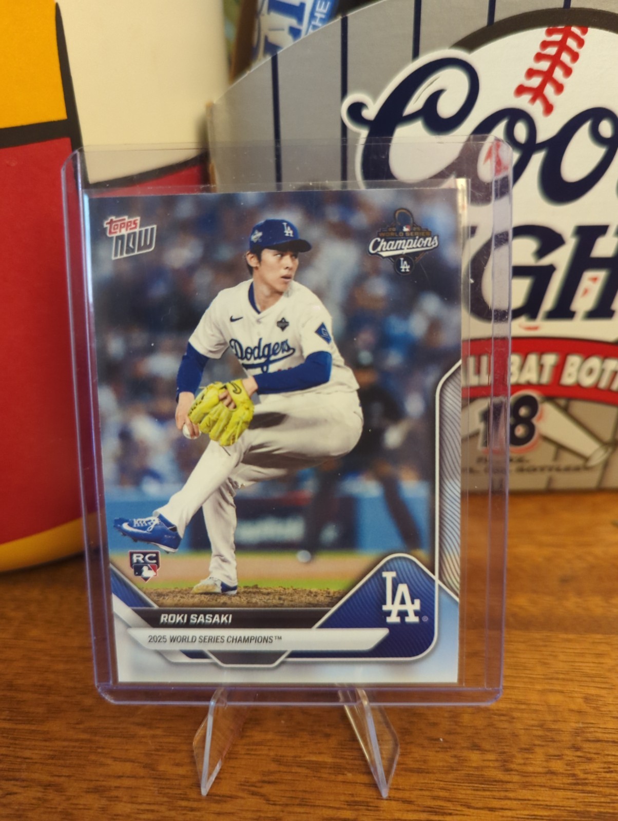 2025 Topps Now World Series Champions Los Angeles Dodgers – Roki Sasaki #WS-14