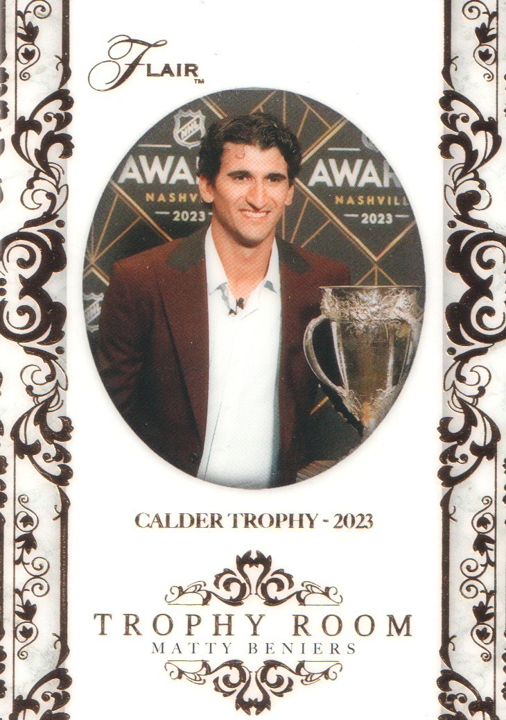 2025-26 Flair Trophy Room #TR3 Matty Beniers – HKY