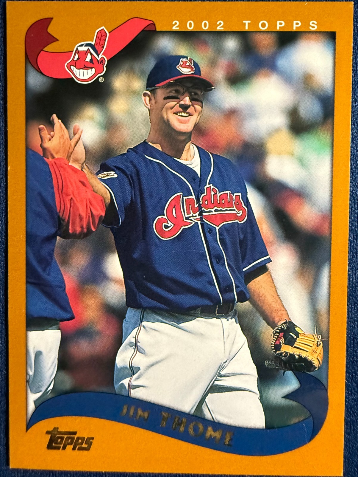 2002 TOPPS #460 JIM THOME (CLEVELAND INDIANS) BASEBALL CARD