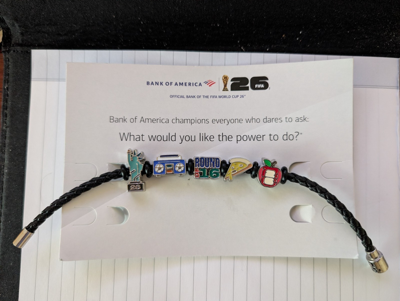 Rare FIFA 2026 World Cup Round of 16 New York Charm Bracelet Exclusive NYC BofA