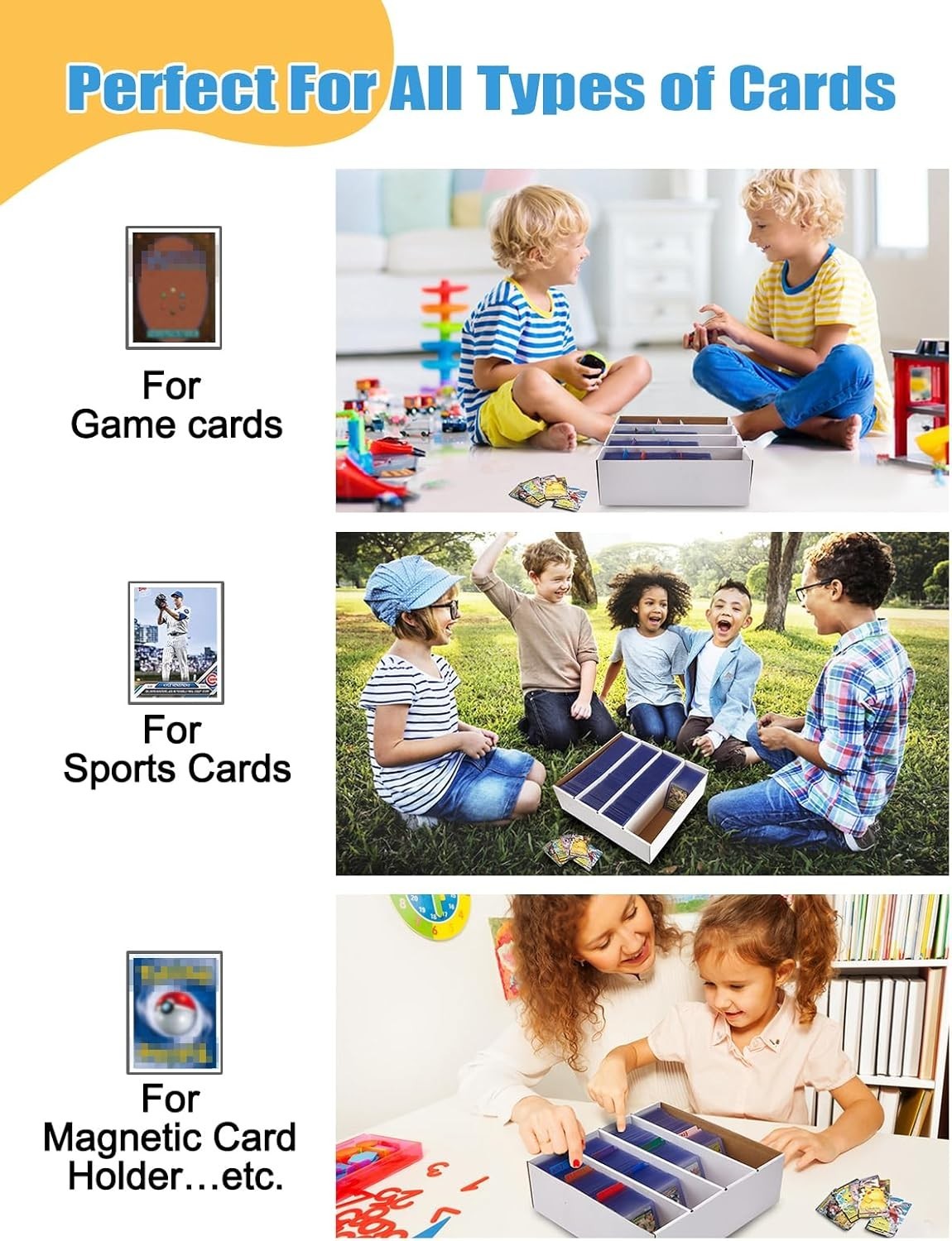 Large Capacity Cardboard Card Boxes