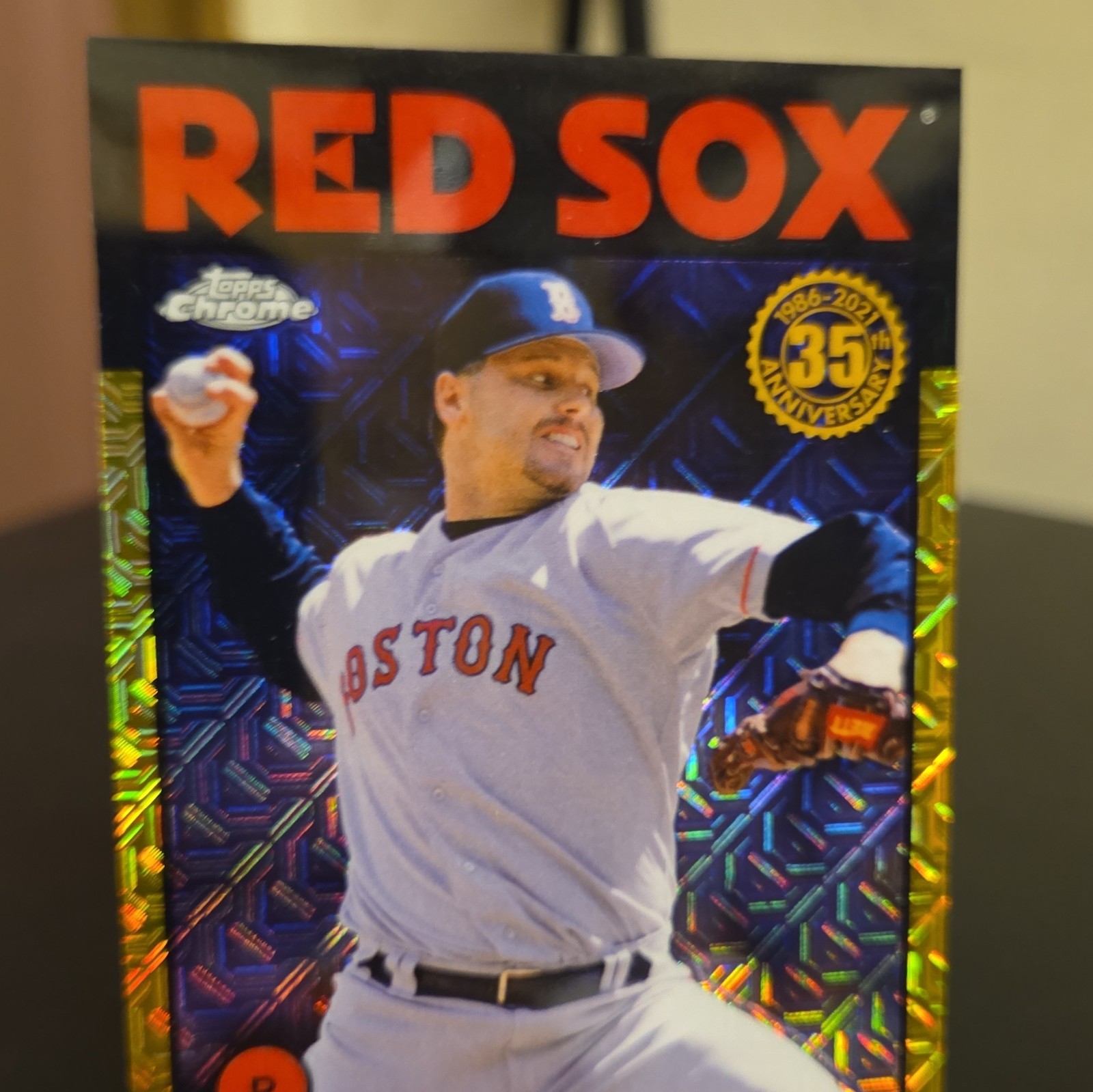 Topps 2021 Silver Pack 1986 Chrome Roger Clemens Red Sox Gold /50 #86BC-40