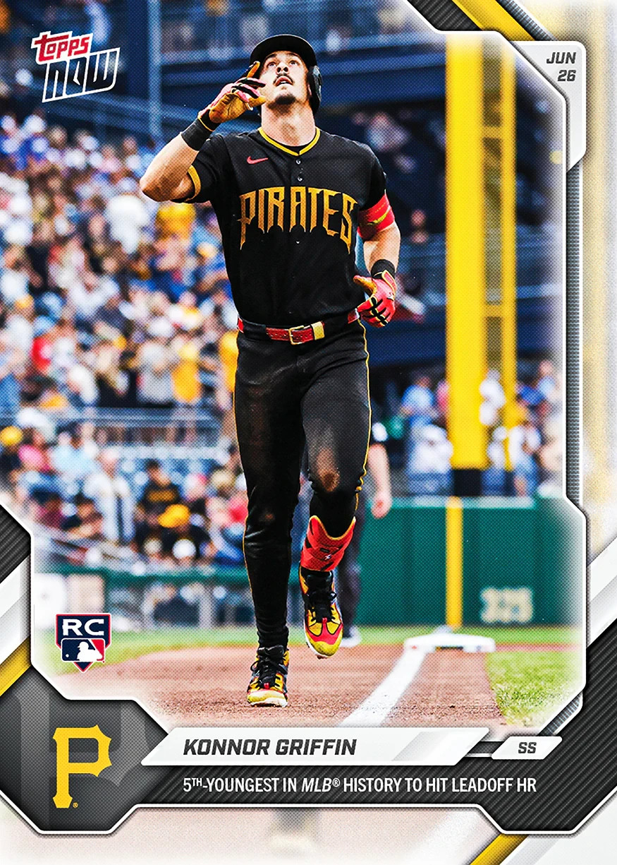 Konnor Griffin RC ROOKIE – 2026 MLB Topps NOW #379 – PR: 3959 – PIRATES PREORDER