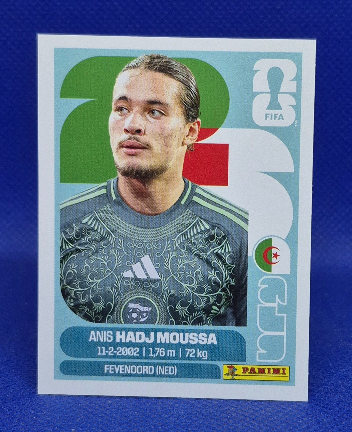 2026 Panini FIFA World Cup Sticker Anis Hadj Moussa #ALG 17 – Algeria