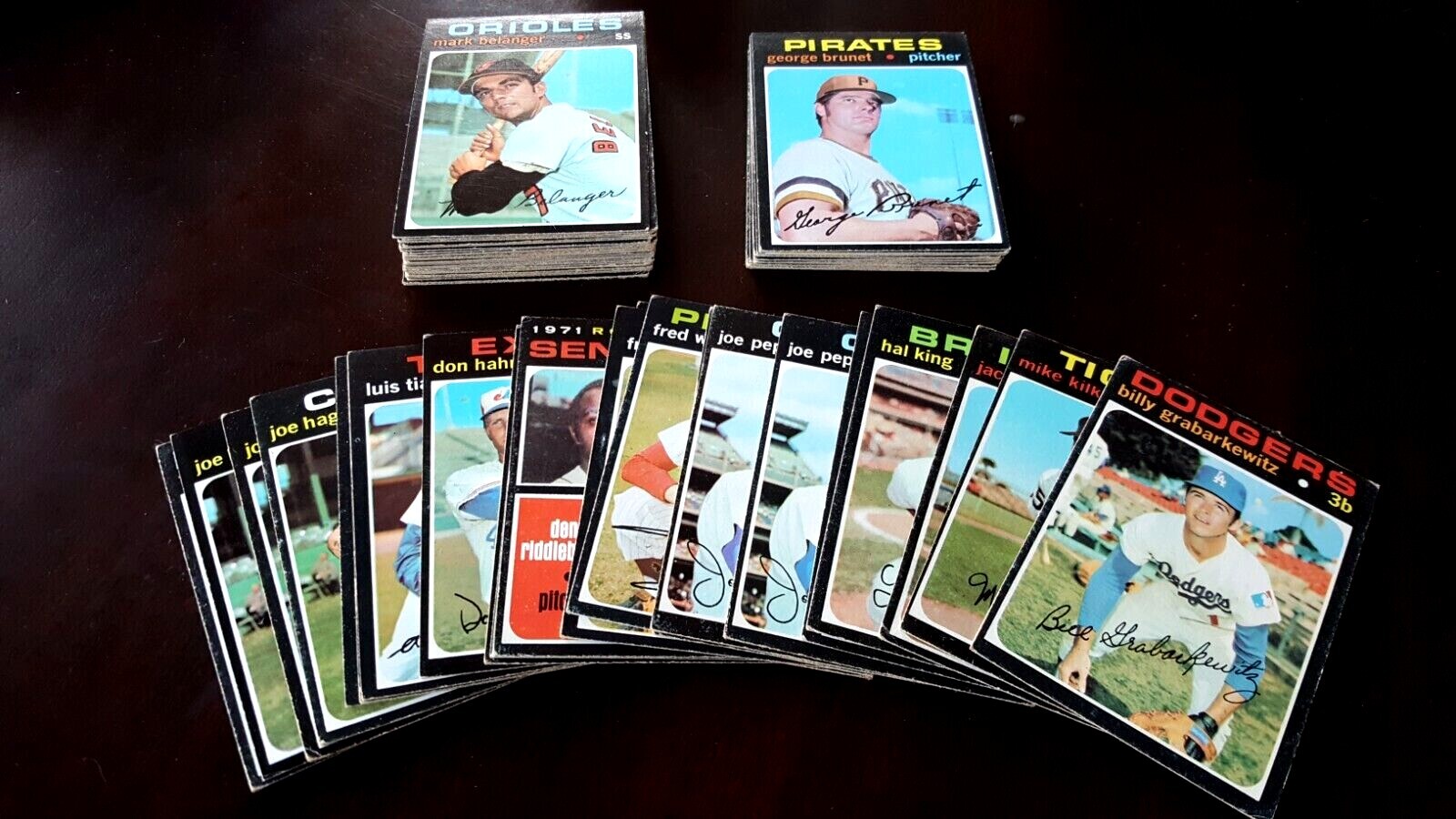 1971 topps baseball cards #700 to #752, complete your set HIGH NUMBERS