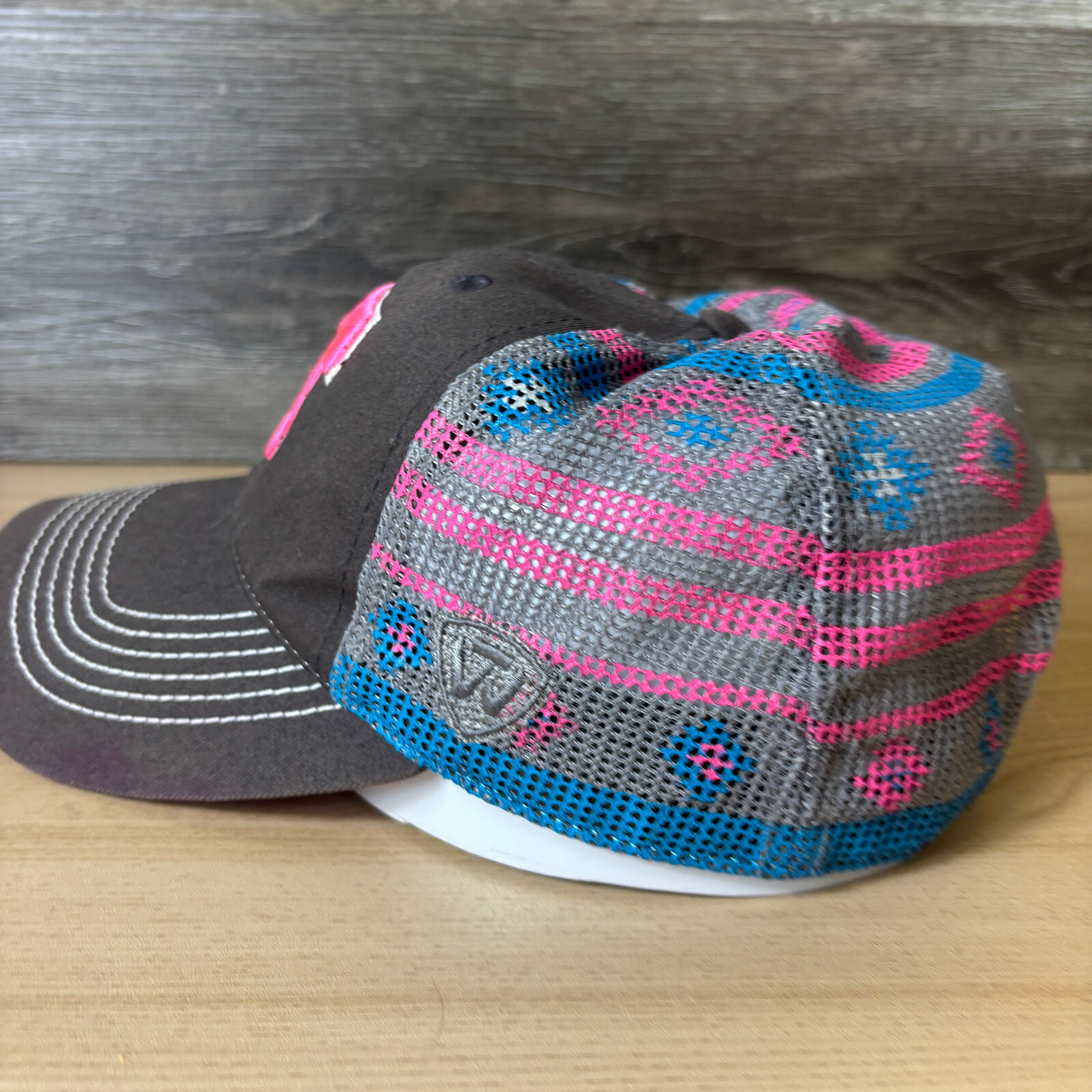 Tennessee Volunteers Hat Cap Snap Back Womens Gray Pink Blue Top of the World