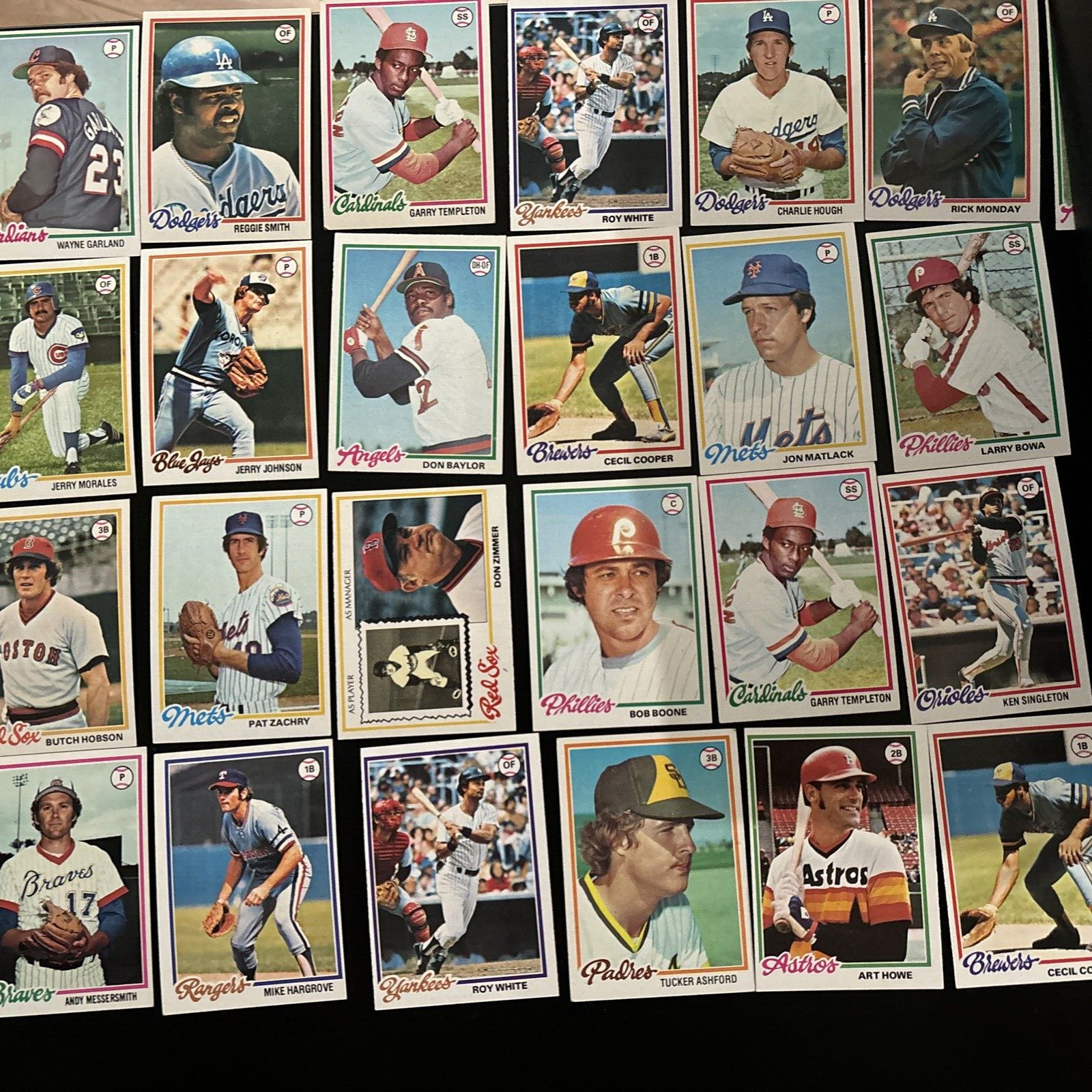 1978 Topps Baseball Card Singles #1-175 U-Pick EX+ FREE SHIPPING