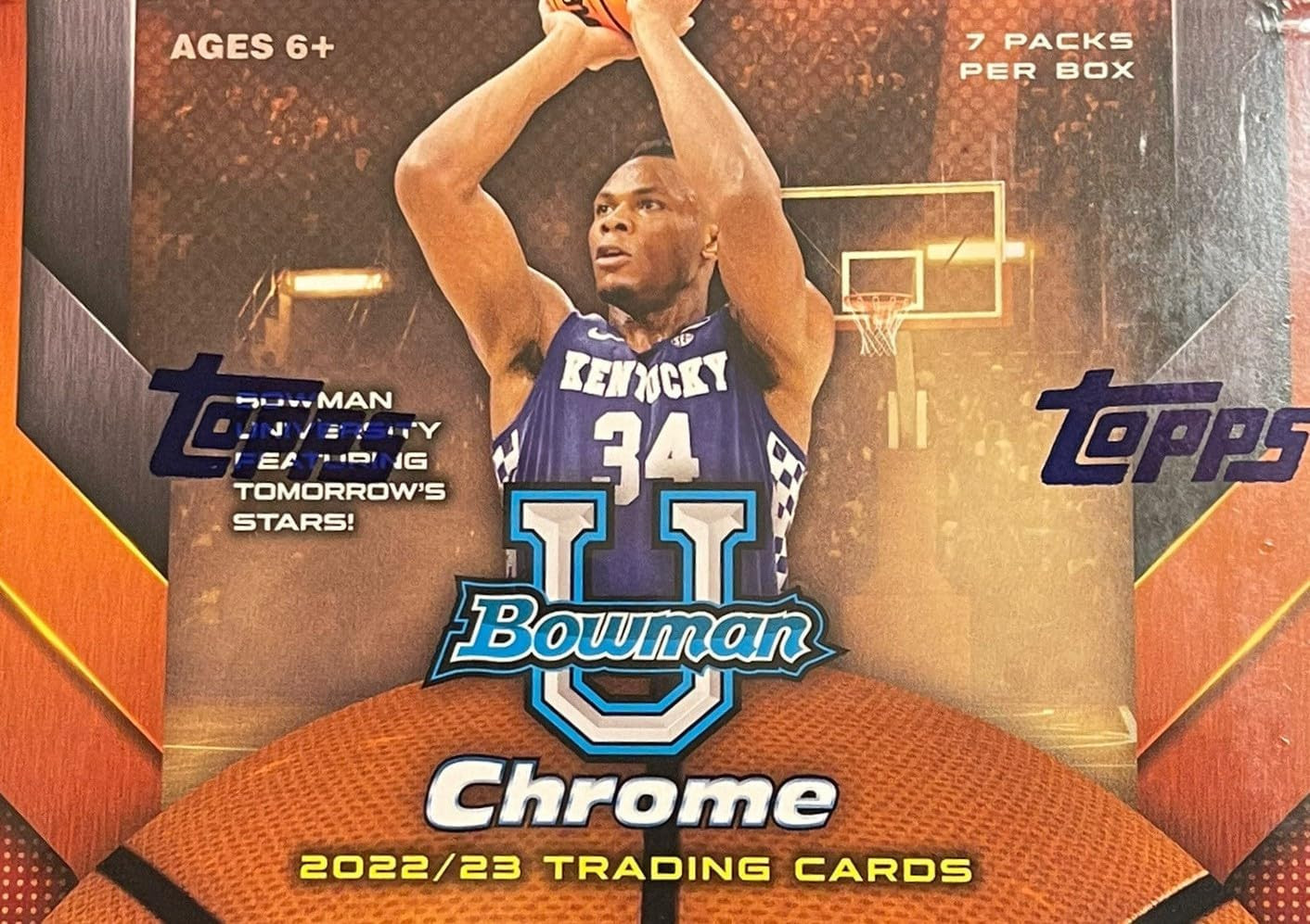 2022 2023 Topps Bowman University Chrome Basketball Series Unopened Factory Seal