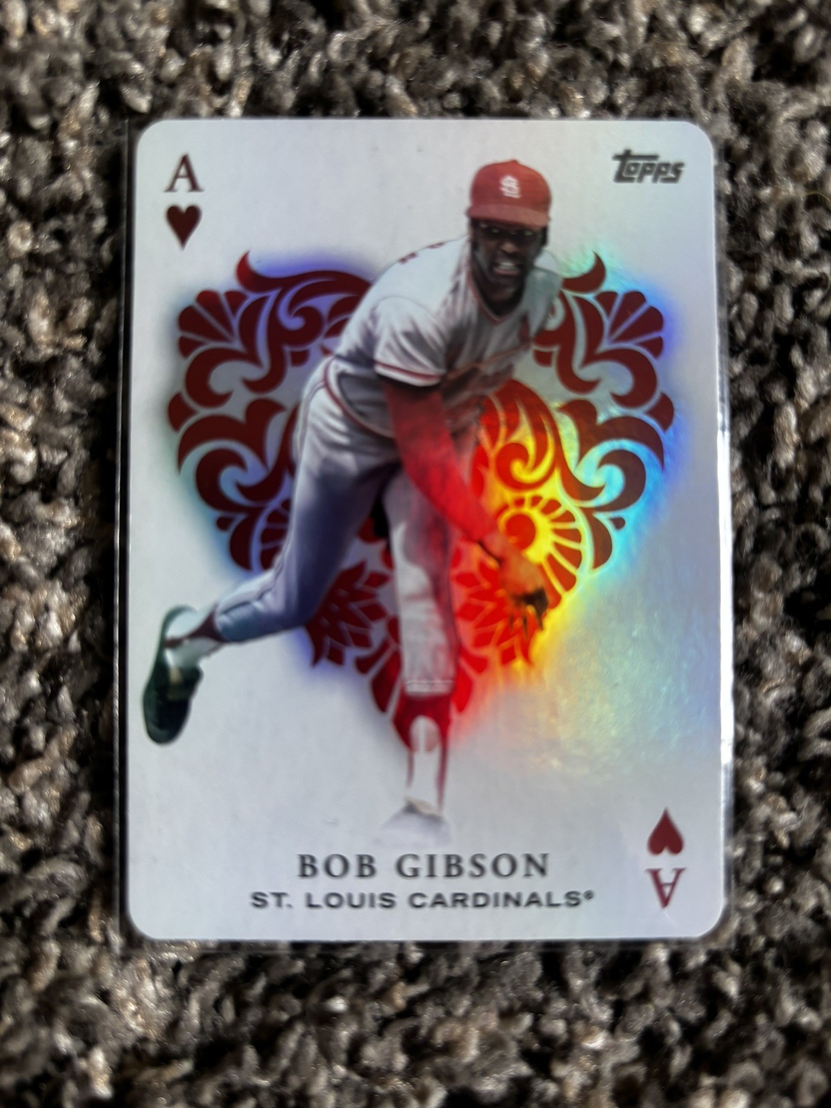 2023 Topps Series 1 Bob Gibson ALL ACES #AA-2 Cardinals HOF