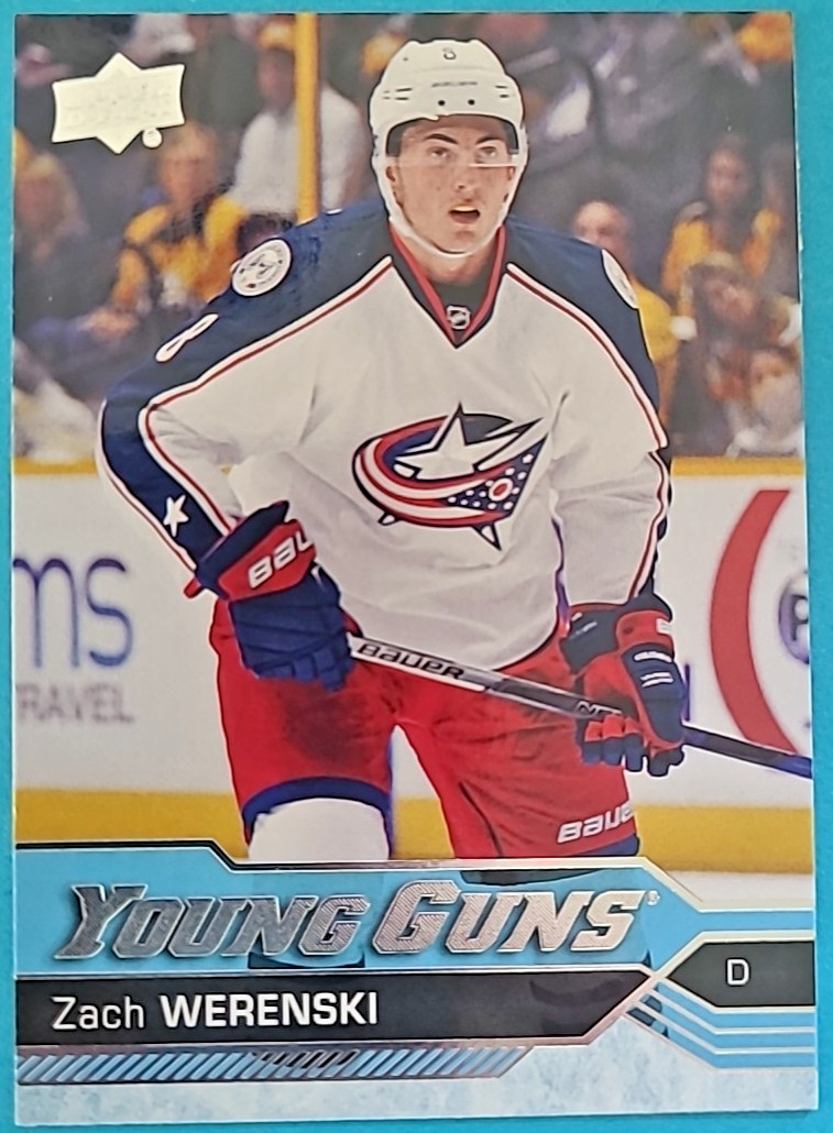 2016-17 Zach Werenski Upper Deck Young Guns Rookie RC #224 Quantity