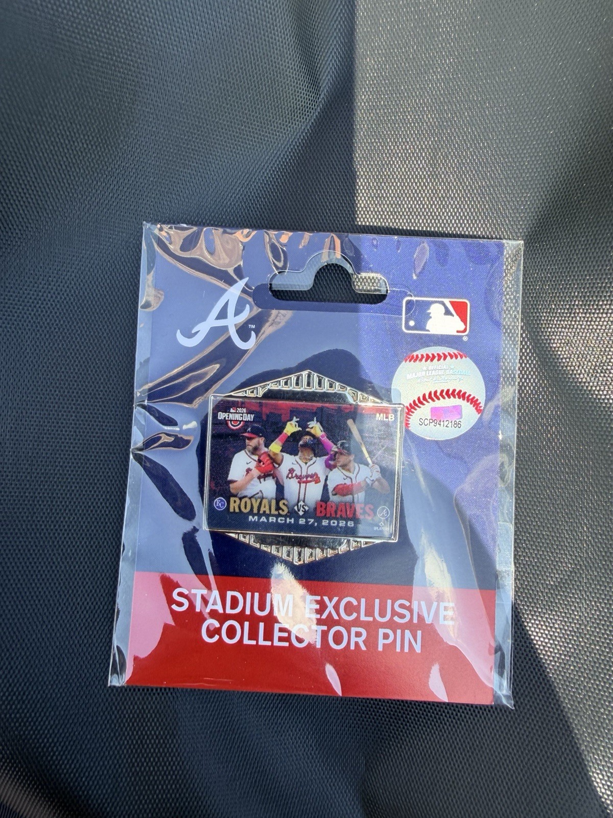 2026 Atlanta BRAVES Vs Kansas City Royals OPENING DAY PIN Version 2