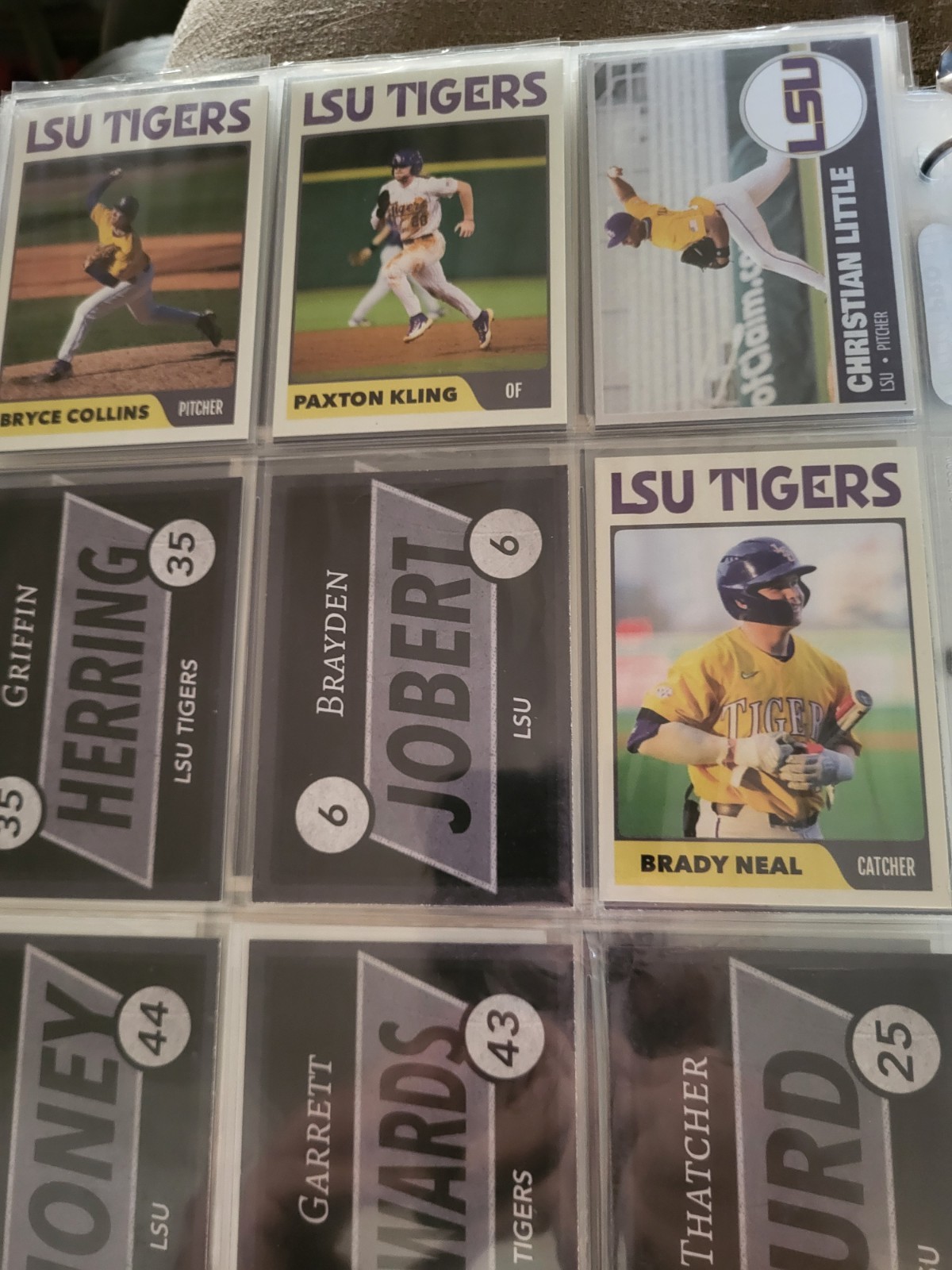 LSU Custom Cards- Pick From Top Names-Livvy, Skenes, & More from All Sports! 🔥