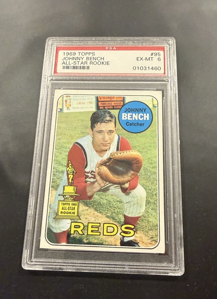 1969 Topps Johnny Bench All Star RC #95 PSA 6 EX-MT