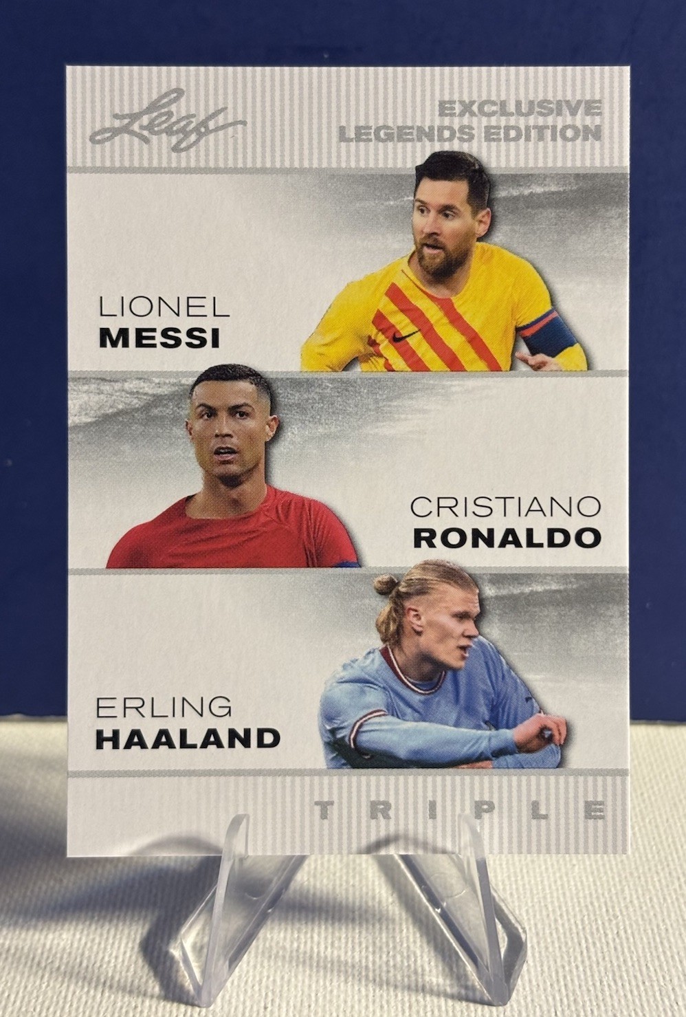 Erling Haaland United Kingdom 2024 “Special Release” Triple Edition Soccer Card