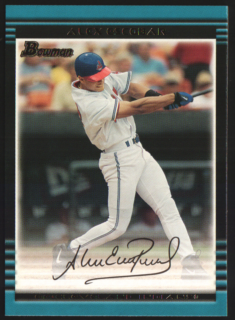 2002 Bowman Baseball #140 – Alex Escobar – Cleveland Indians 02-566
