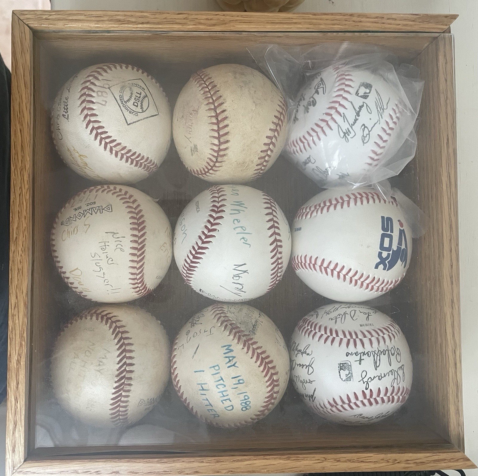 Baseball Display Case for Game Balls – Softball display Case Available.
