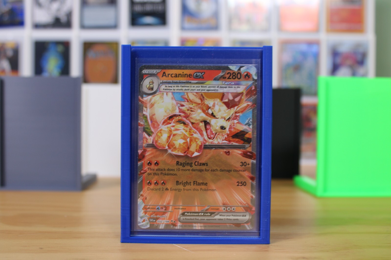 3D Printed Toploader Single Card Holder Stand – Upright Display UltraPro