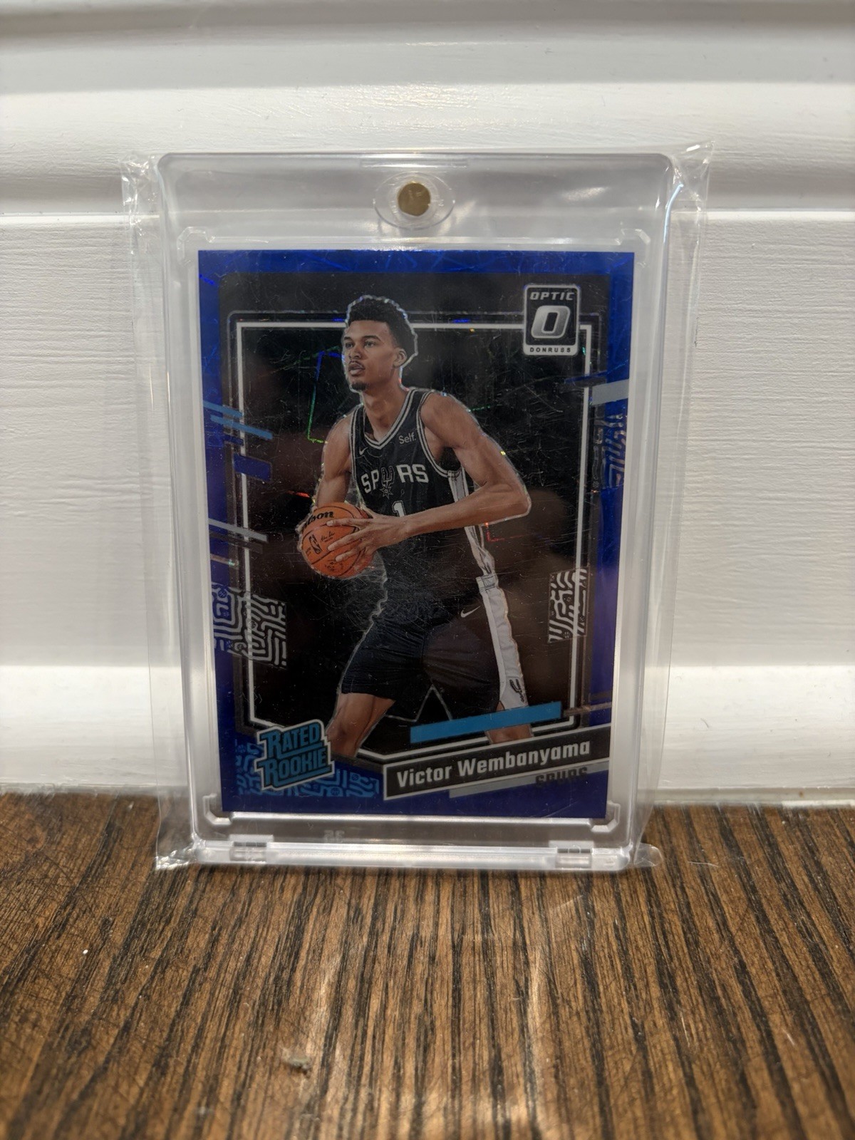 2023-24 Optic Rated Rookie Victor Wembanyama Blue Velocity Prizm READ DESC