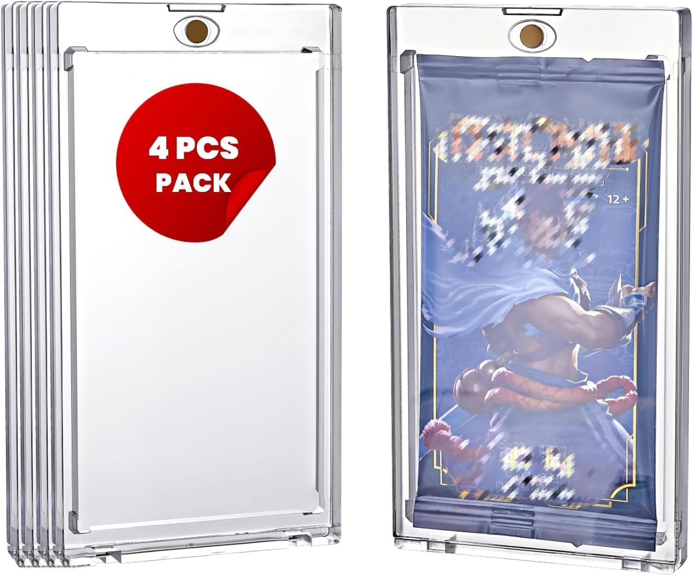 4 PCS Acrylic Booster Pack Protector-One Touch Booster Pack Magnetic Holder -…