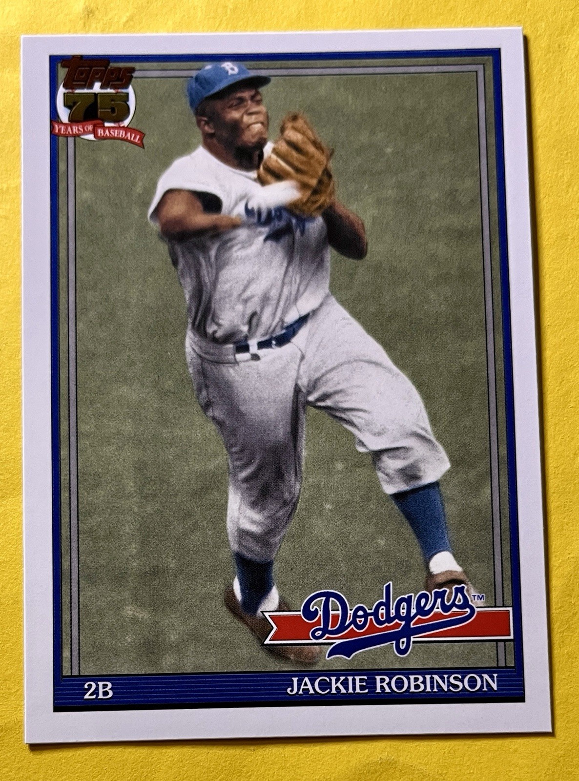Jackie Robinson 2026 Topps Series 2 1991 THROWBACK ANNIVERSARY #91B2-19 DODGERS