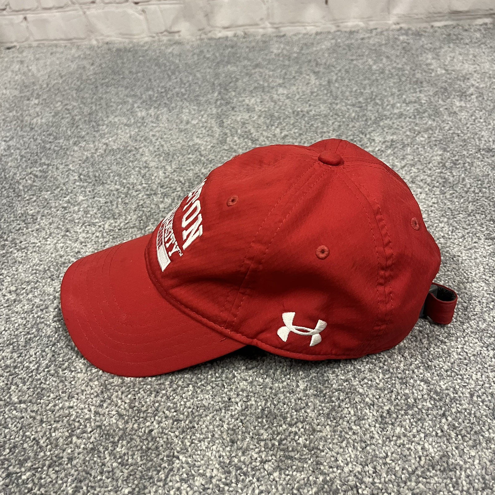 Boston University Under Armour Hat Lacrosse Red Strapback NCAA Cap
