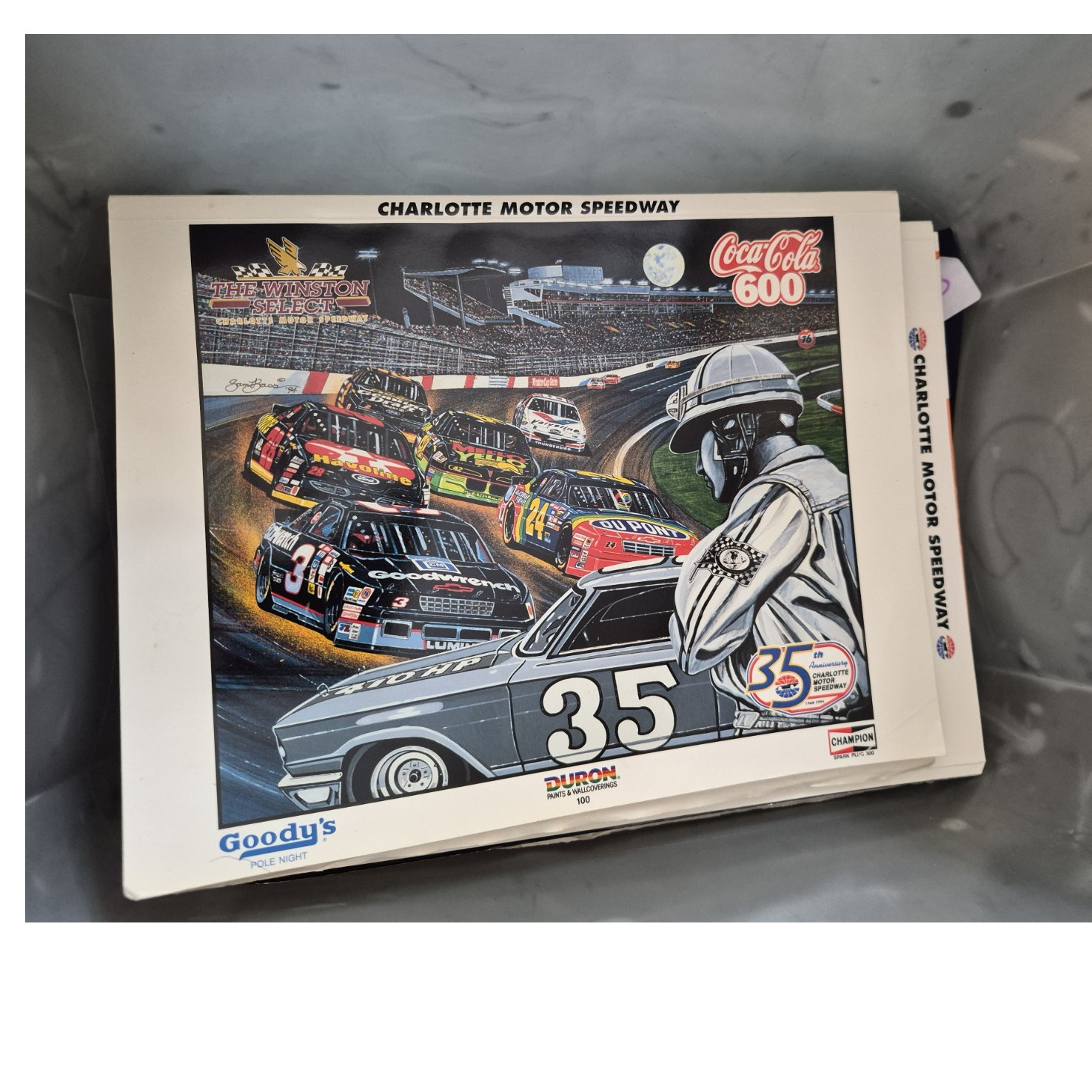 Coca-Cola 600 Charlotte Motor Speedway NASCAR Lithograph Print