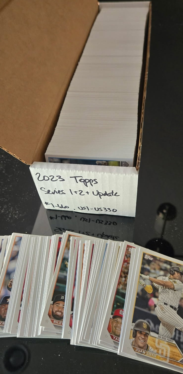 2023 Topps Baseball Complete Set – Series 1, 2 and Update – #1-660, US1-U330