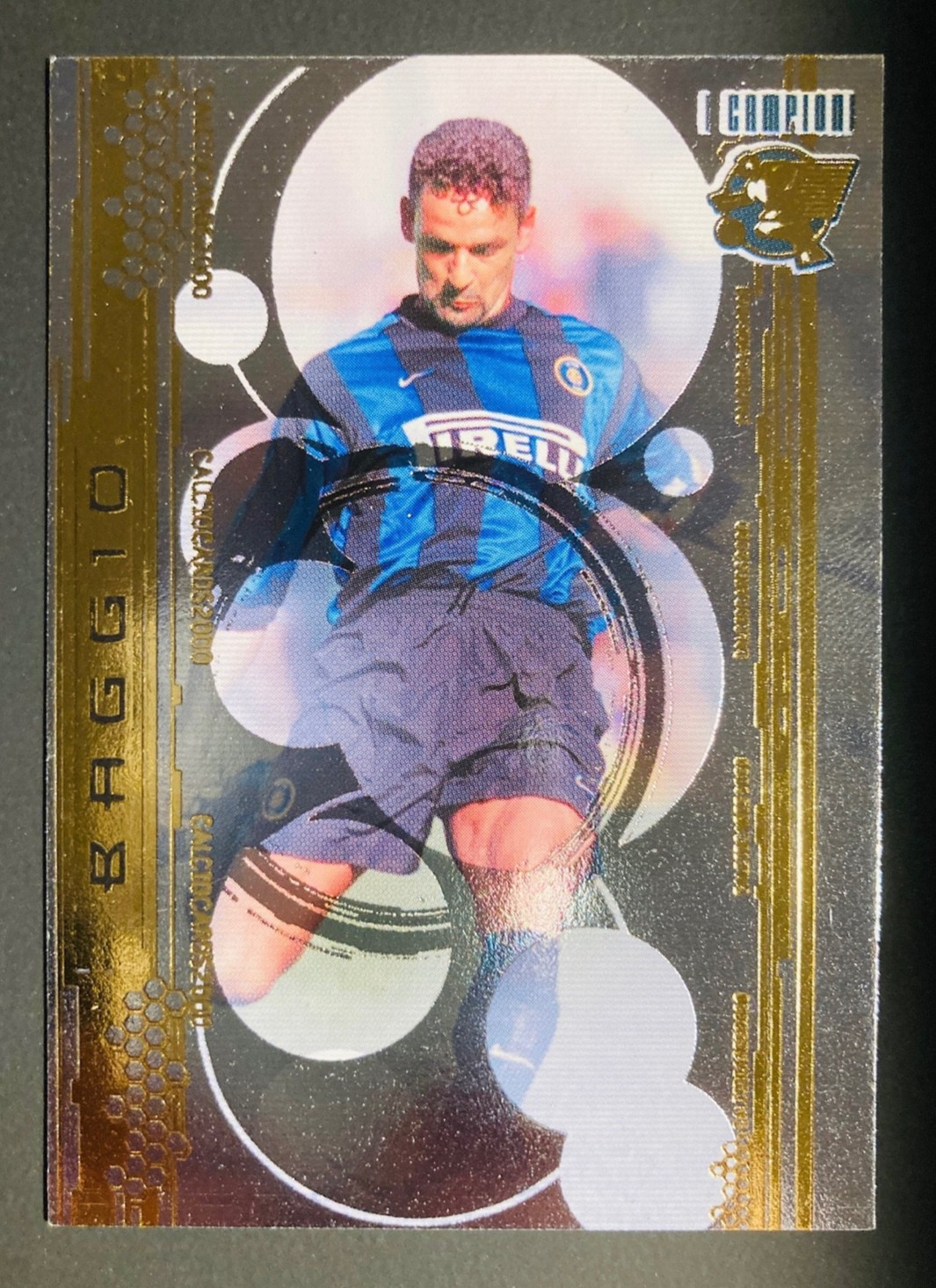 1999-00 Panini Calcio cards 2000 Campioni C15 Roberto Baggio Inter Milan card