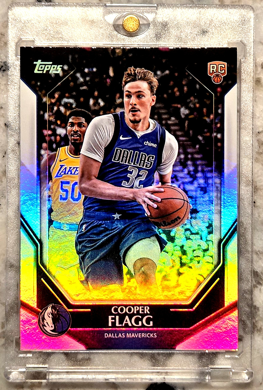 COOPER FLAGG 2025 Topps Collectors Kit {EXCLUSIVE HOLO FOIL} Rookie RC; in mag.