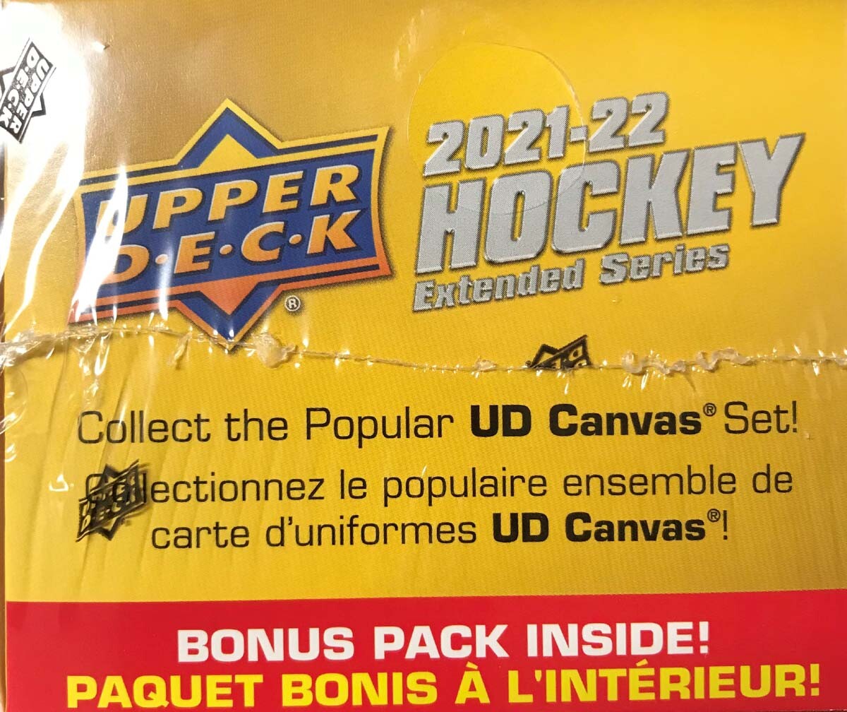 2021 2022 Upper Deck Hockey EXTENDED Series Blaster Box Young Guns Akira Schmid