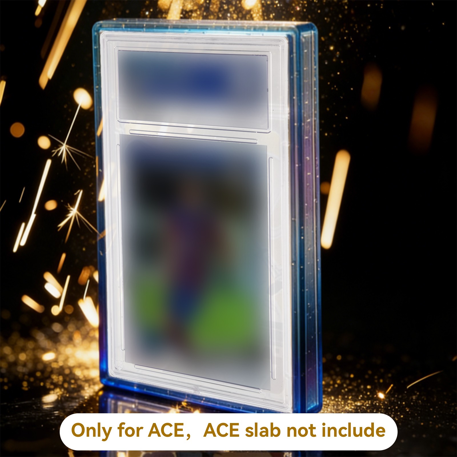 Graded Card Slab Bumper Guard Protector TPU Case w/ Clear Back for ACE Trading