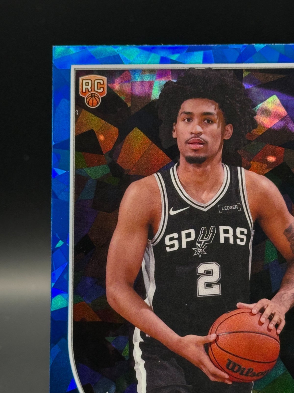2025 Bowman Sapphire Dylan Harper Chrome RC Rookie #BCV-2 Spurs