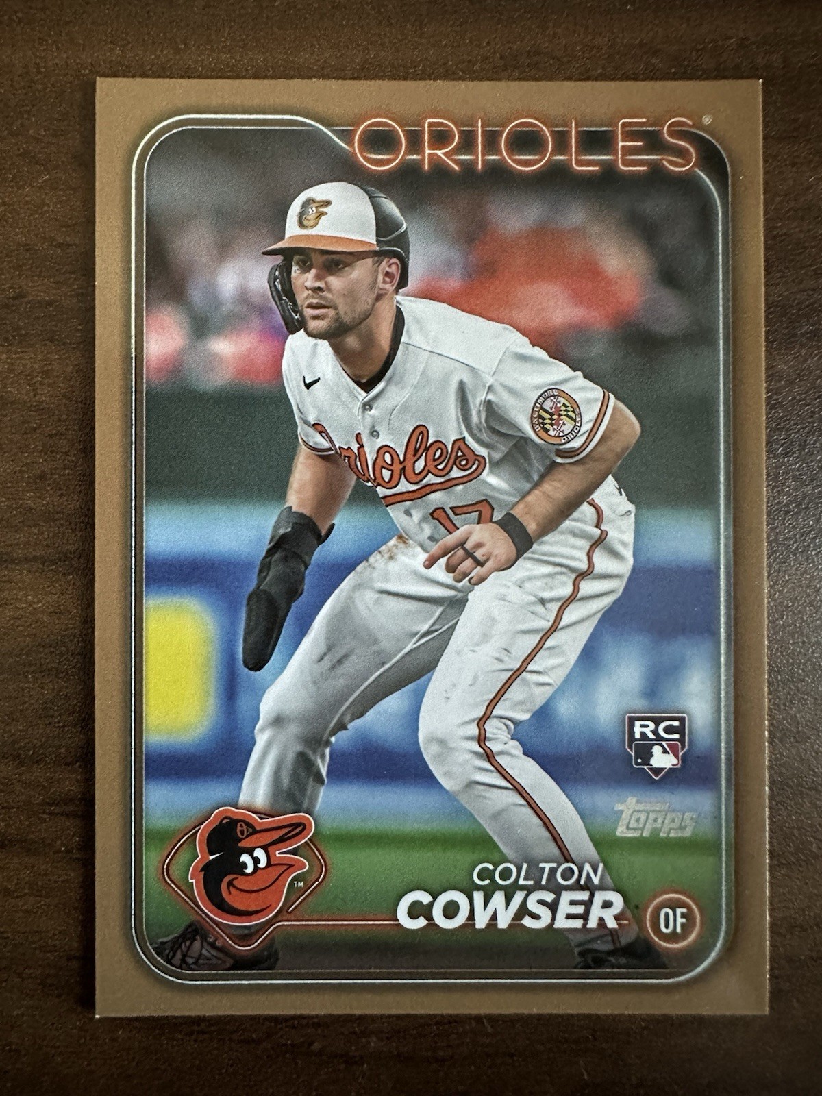 2024 Topps Series 1 Colton Cowser #257 Gold /2024 RC Baltimore Orioles